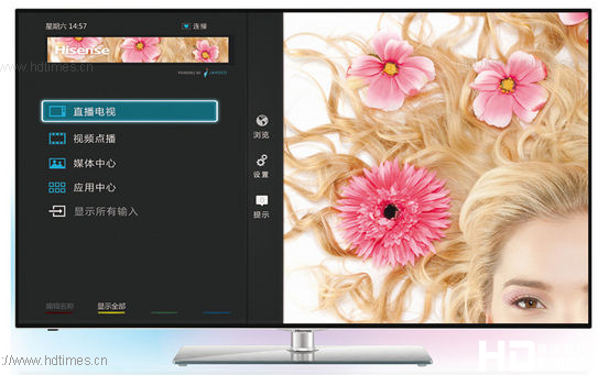 4K超高清电视-海信 LED58K680X3DU 