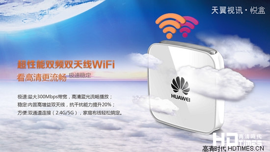 悦玩悦精彩 华为悦盒极速双频WIFI京东首发
