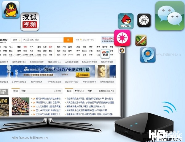 迈乐A200高清机顶盒