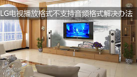LG电视播放格式不支持音频格式解决办法