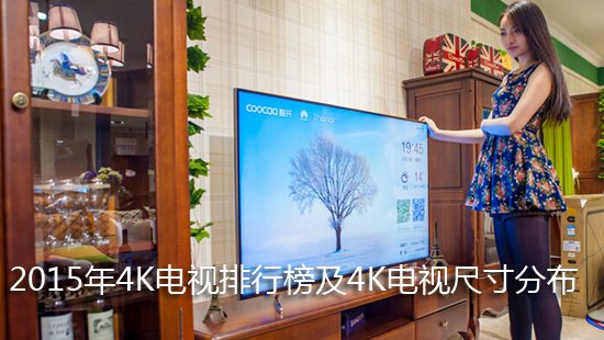 2015年4K电视排行榜及4K电视尺寸分布