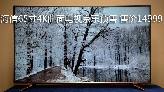 海信65寸4K曲面电视京东预售 售价14999