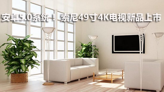 安卓5.0系统! 索尼49寸4K电视新品上市