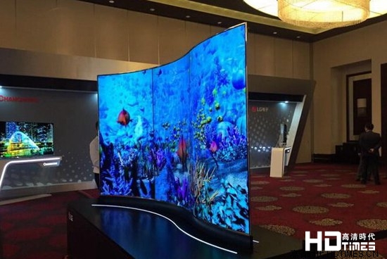 LGD展示未来电视:壁纸电视厚度仅1mm